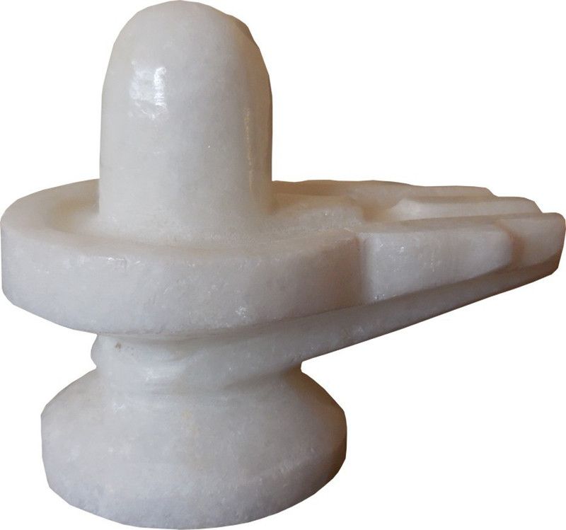Shiv Decorative Showpiece - 6.5 cm  (Stone, White)