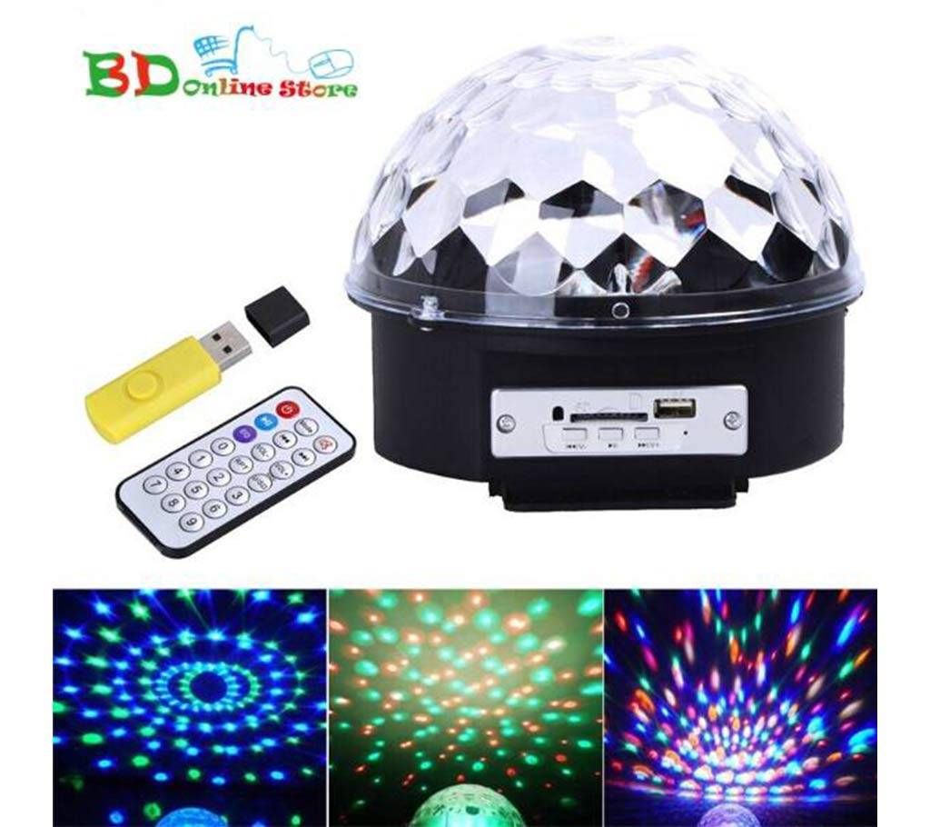 LED Crystal Magic Ball Disco Light