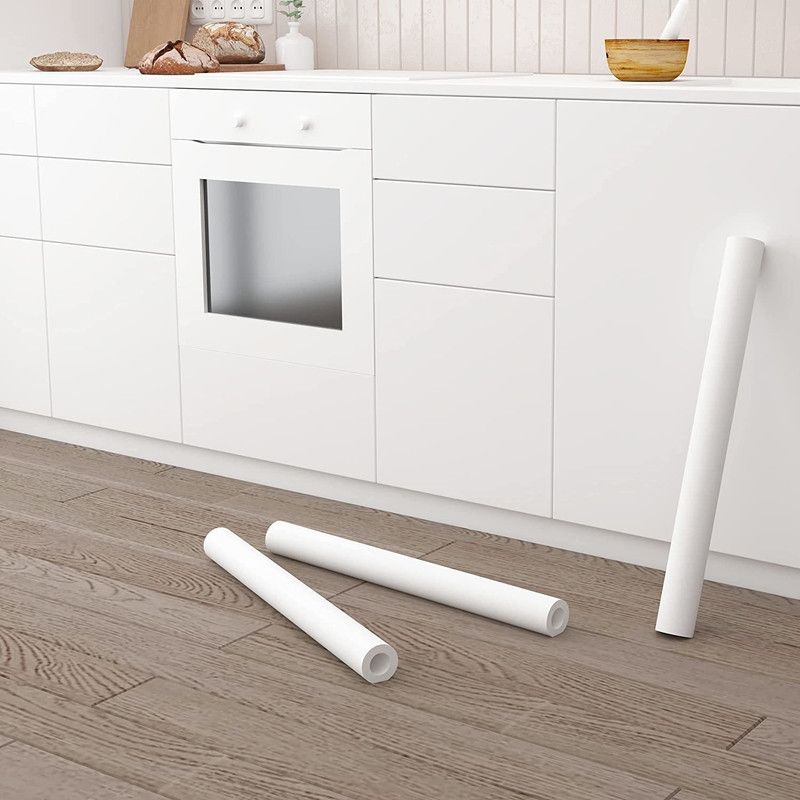Wallmate Decorative White Wallpaper  (60 cm x 239 cm)
