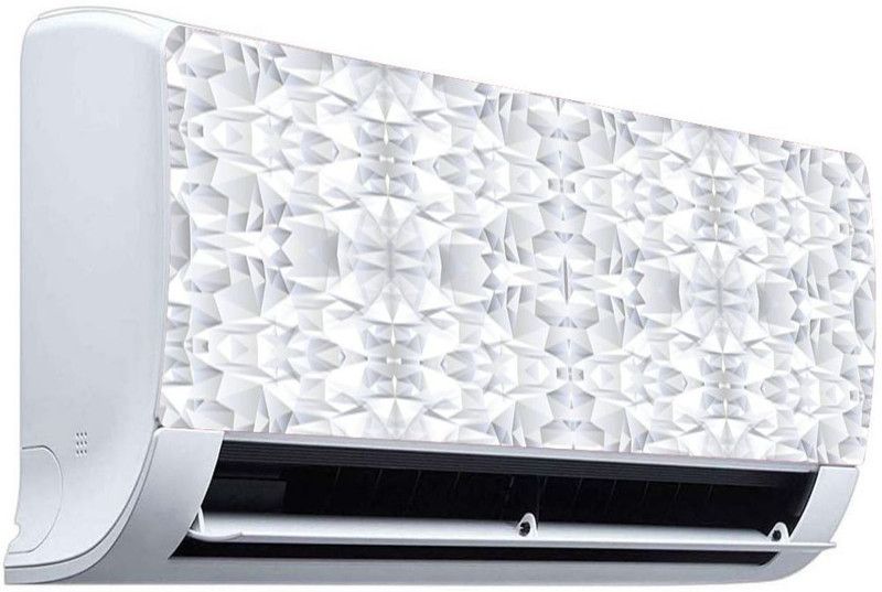 QTH 91 cm QTH PATTERNS DESIGN AC STICKER SUITABLE FOR ALL TYPE OF AC QTH-AC-6710 Self Adhesive Sticker  (Pack of 1)