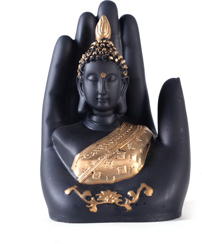 SMART HANDICRAFT Decorative Showpiece - 16.1 cm  (Polyresin, Black)