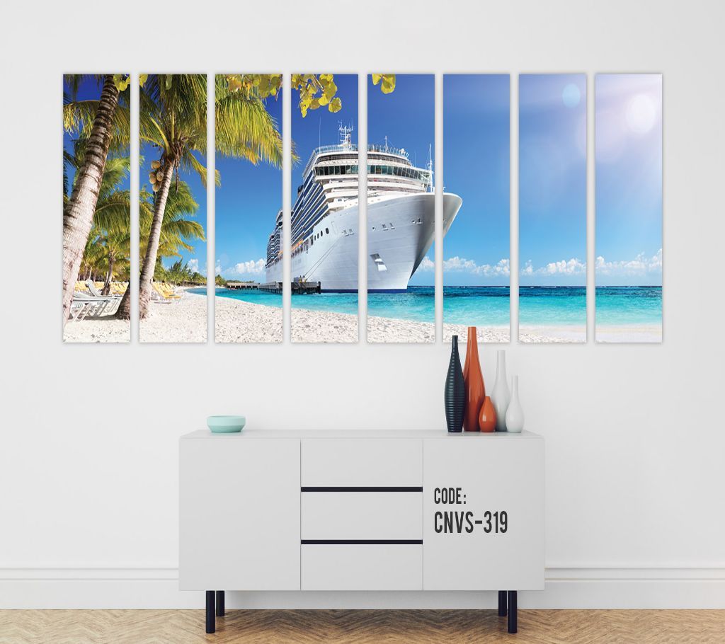 CNVS-319 Shipyard Wall Canvas Art Prints 48 inch x 36 inch