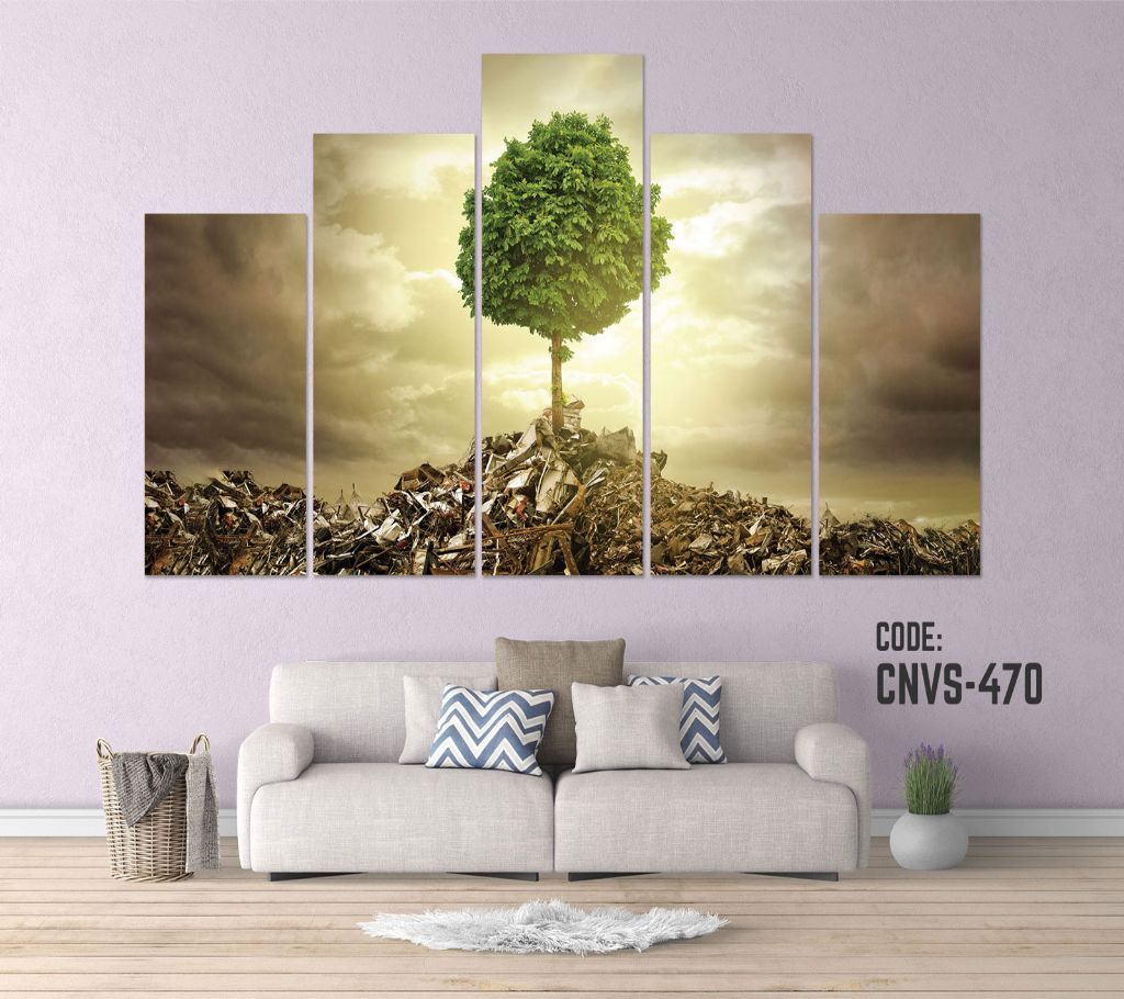 CNVS-470 Life of Tree Wall Canvas Art Prints 60 inch x 36 inch