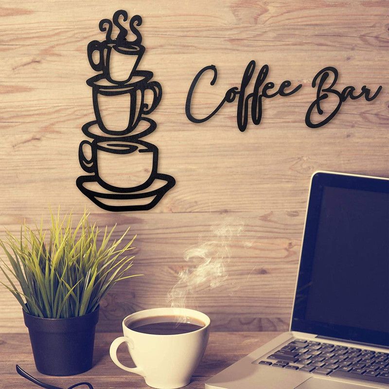 AMVIKS COFFEE BAR CUP Pack of 3  (Black)