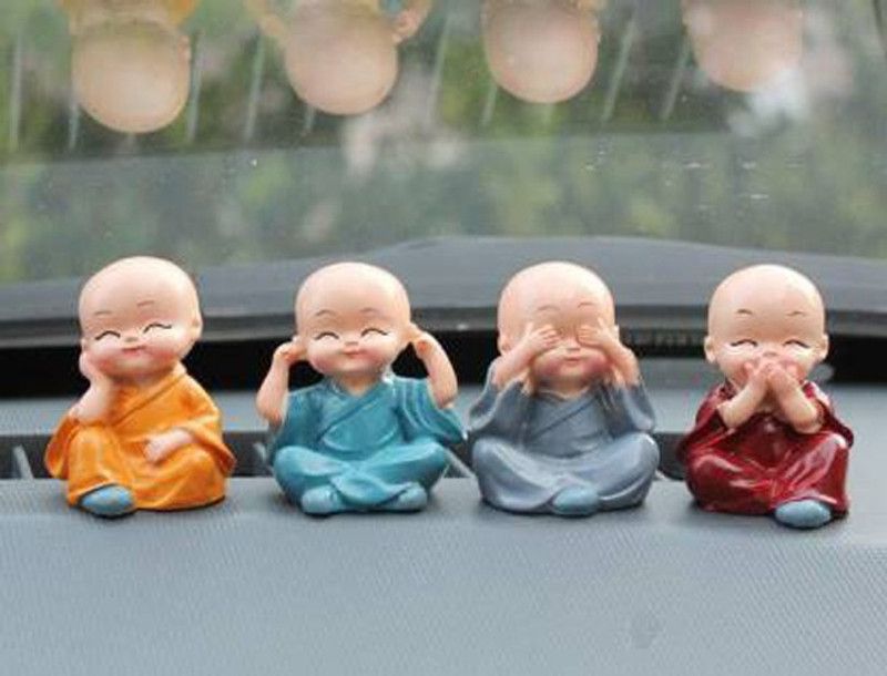 GW Creations Adorable Cute Miniature Decorative Showpiece - 5 cm Decorative Showpiece - 5 cm  (Polyresin, Multicolor)