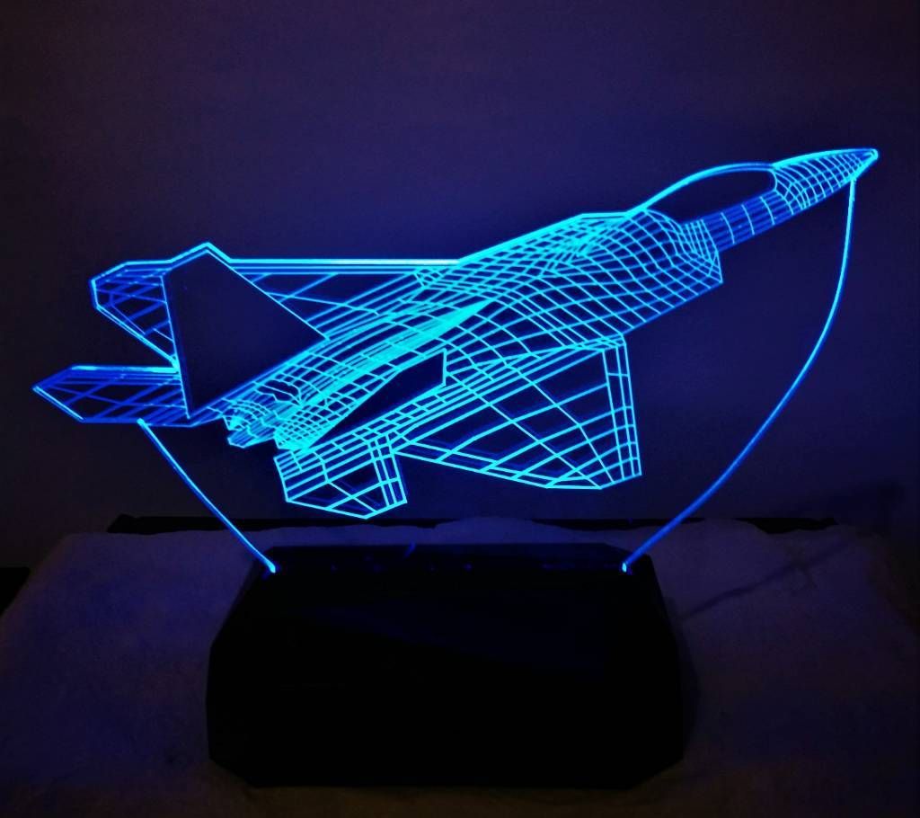 Creative 3D LED Air Craft Lamp 