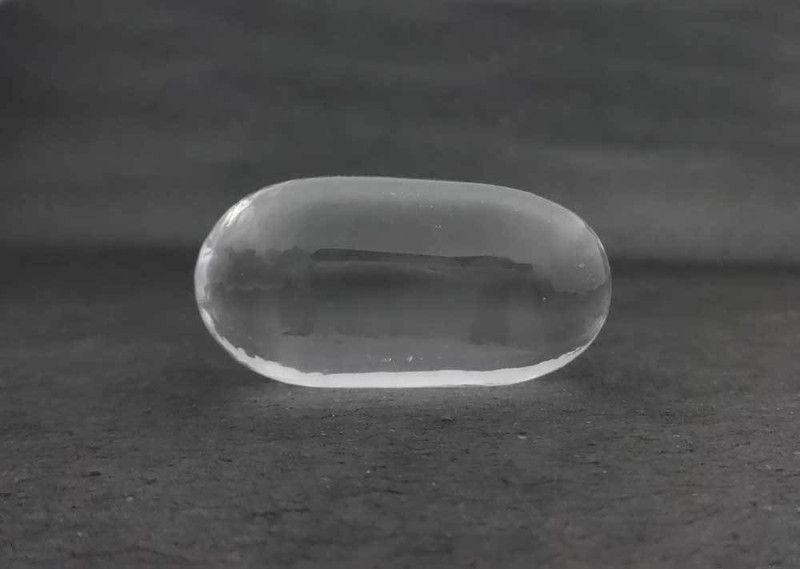 Sitare Shiva 180 ct. Pure Crystal Saligram Decorative Showpiece - 2.6 cm  (Crystal, Clear)