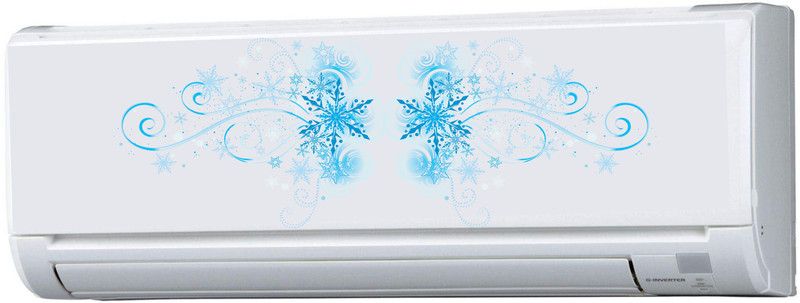 Decor hubb 64 cm abstract Decorative AC - Air Conditioner - Sticker (24Cm X64Cm) Self Adhesive Sticker  (Pack of 1)