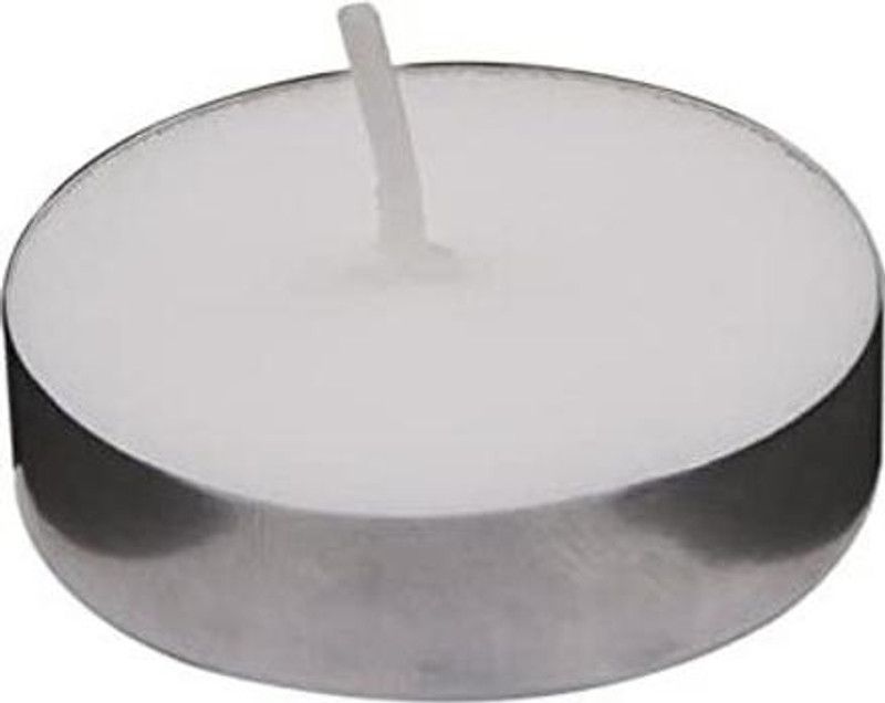THE LIGHTINGALE Tea Light Candle Pack of 25 Candle  (White, Pack of 25)