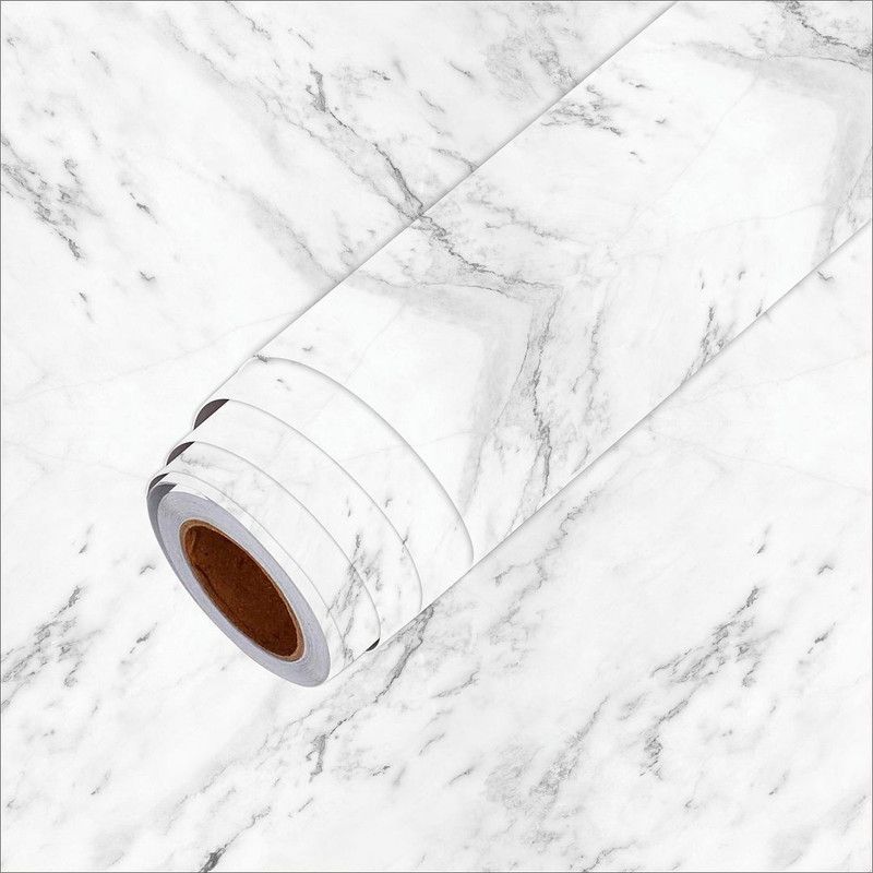 CVANU Decorative White Wallpaper  (60 cm x 127 cm)