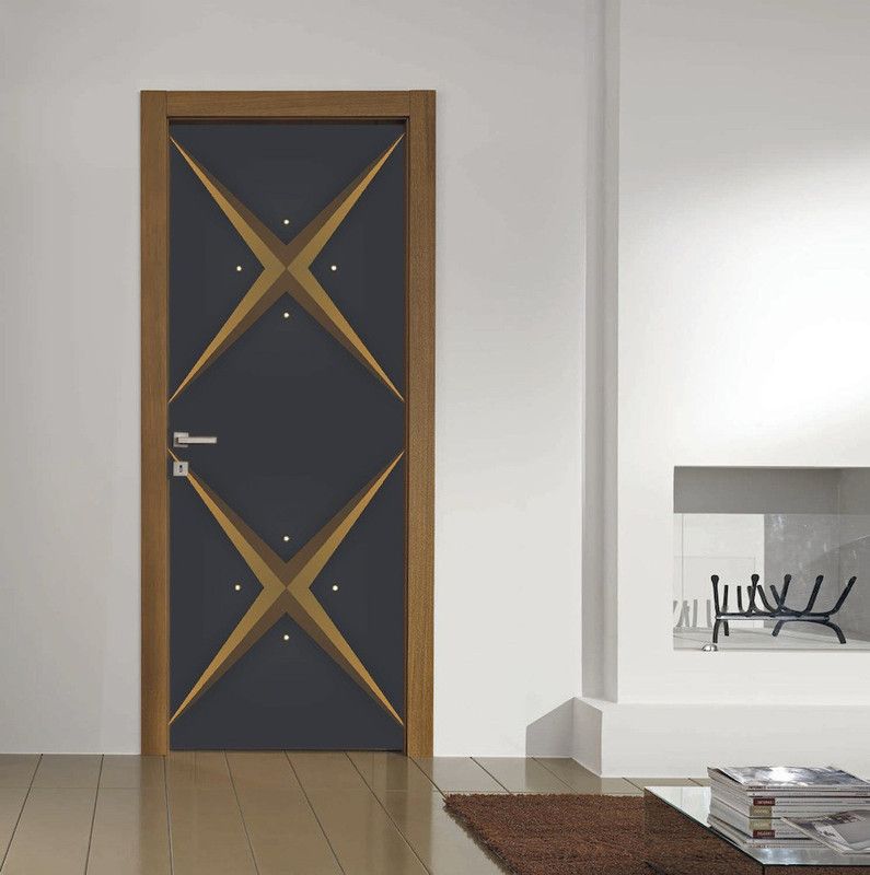 AARYANS 2 76.2 cm Stylish Door Design Wallpaper For Home And Office Decor_Flower_Design Door Wallpaper Self Adhesive Sticker  (Pack of 1)