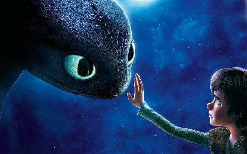 Toothless Animated Movies Movies Hiccup Matte Finish Poster Photographic Paper  (12 inch X 18 inch)