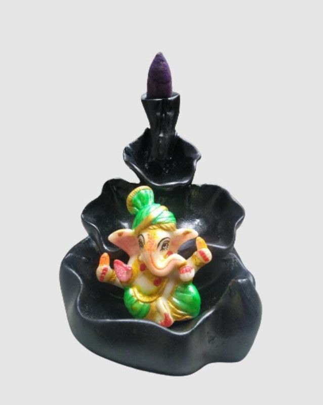 Sharma International Decorative Showpiece - 14 cm  (Polyresin, Green)