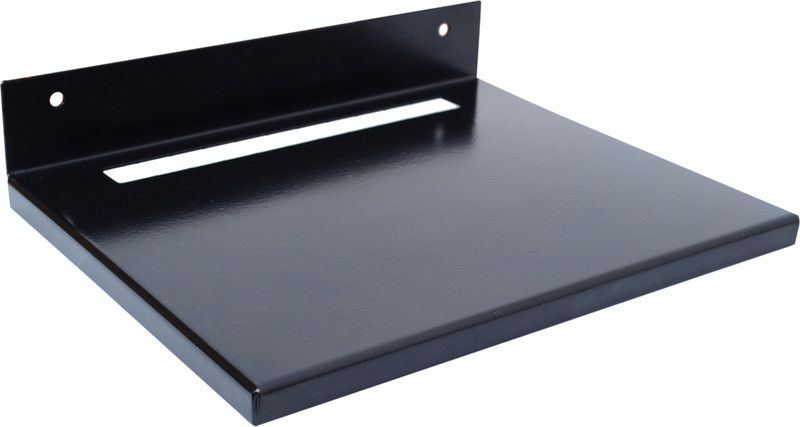 Classic SET TOP BOX/ MOBILE/ ROUTER STAND Steel Wall Shelf  (Number of Shelves - 1, Black, Steel)