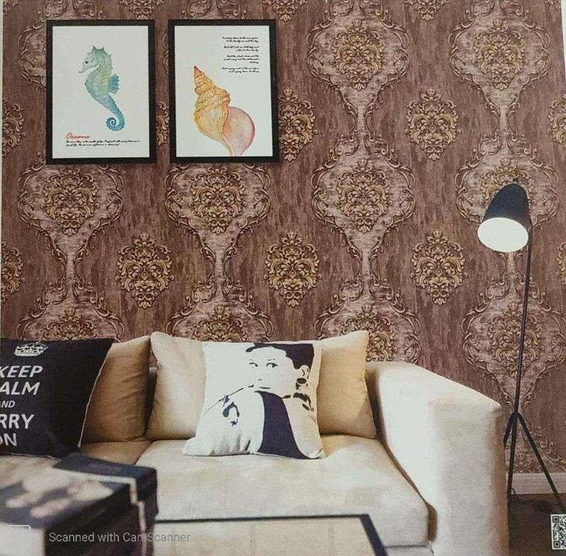 al-namra enterprise TV Series Brown Wallpaper  (53 cm x 10 cm)