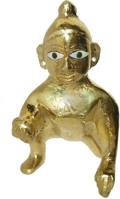 Shiv Decorative Showpiece - 5 cm  (Brass, Gold)
