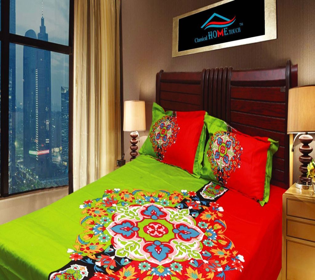 King Size Panel Bedsheet - F13 (1) - ANJ