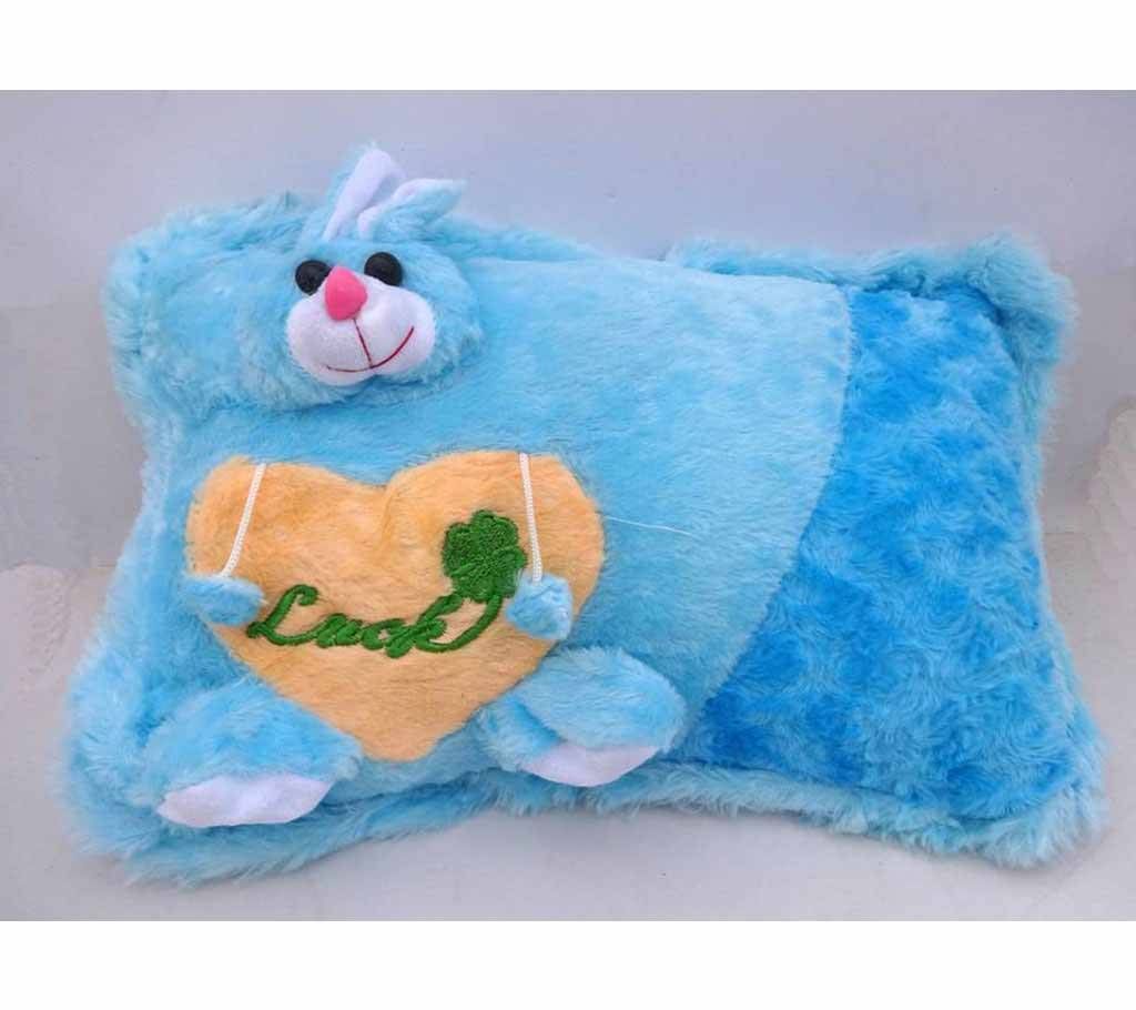 Sky Blue Bunny Pillow