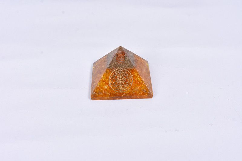 ADITIA PRODUCTS AP7860118 Decorative Showpiece - 2.5 cm  (Crystal, Yellow)