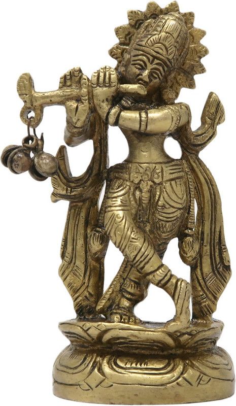 Shalinindia Decorative Showpiece - 10.795 cm  (Brass, Yellow)