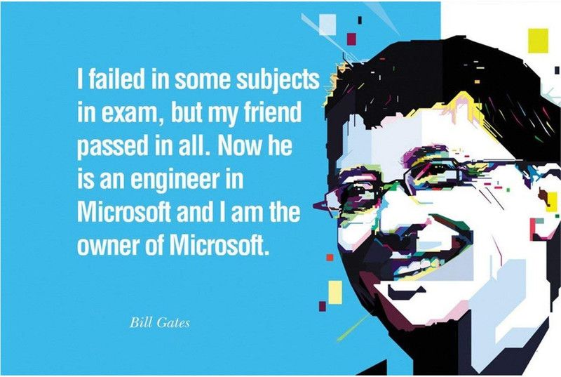 Poster Bill-Gates Motivational Poster Large Poster sl1481 (36x24 Inches, Matte Paper, Multicolor) Fine Art Print  (24 inch X 36 inch, Rolled)