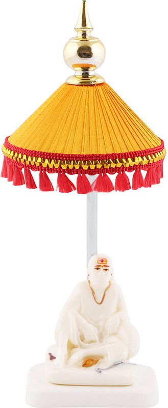 Samarth Handicraft Decorative Showpiece - 17.14 cm  (Plastic, Polyresin, Orange)