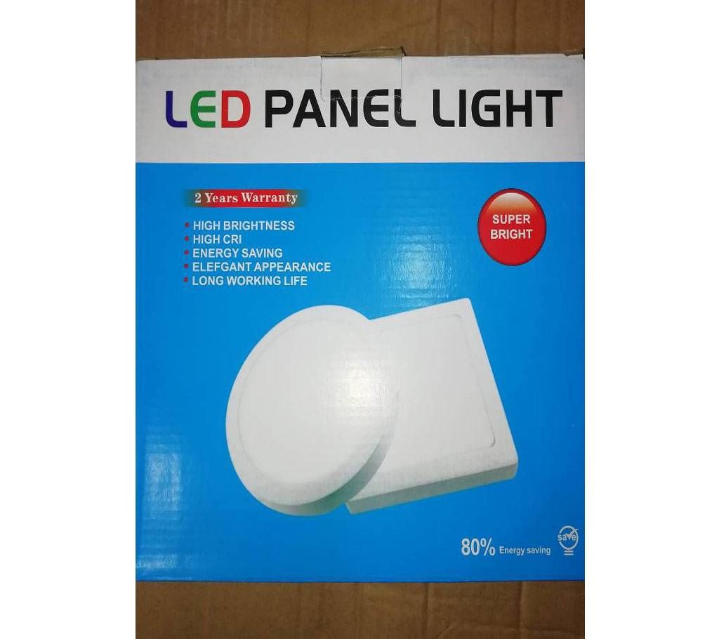 Cool White Aluminium 6 Watt Square Led Surface Light Color-White