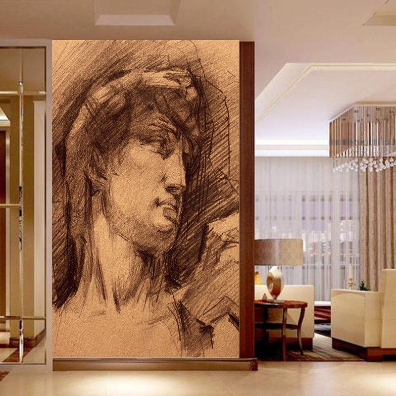 HD RAPID DESIGN 101.6 cm Decorative Wallpaper/Sticker for Home Decor, Living Room, Hall, Office_035 Self Adhesive Sticker  (Pack of 1)