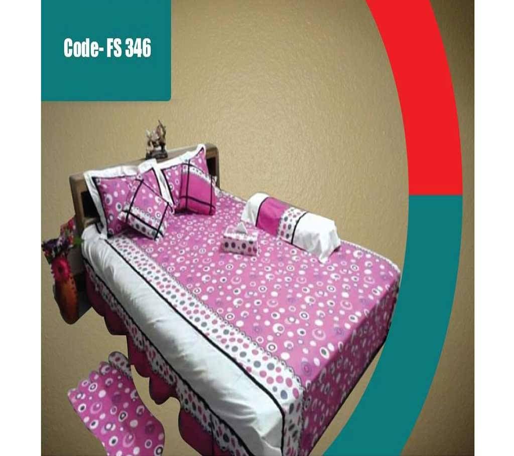 pack of 8pcs King Size Cotton Bed Sheet Set FS346