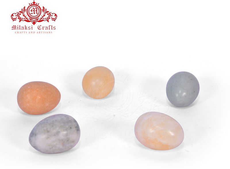 Mitaksi crafts Decorative Showpiece - 8 cm  (Stone, Multicolor)