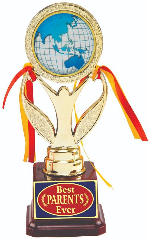 AARK INDIA Parents Mom Dad(Mummy Papa) Birthday/Anniversary
/Festival Gift:Trophy:Award (PC001145) Trophy  (21.6 cm)