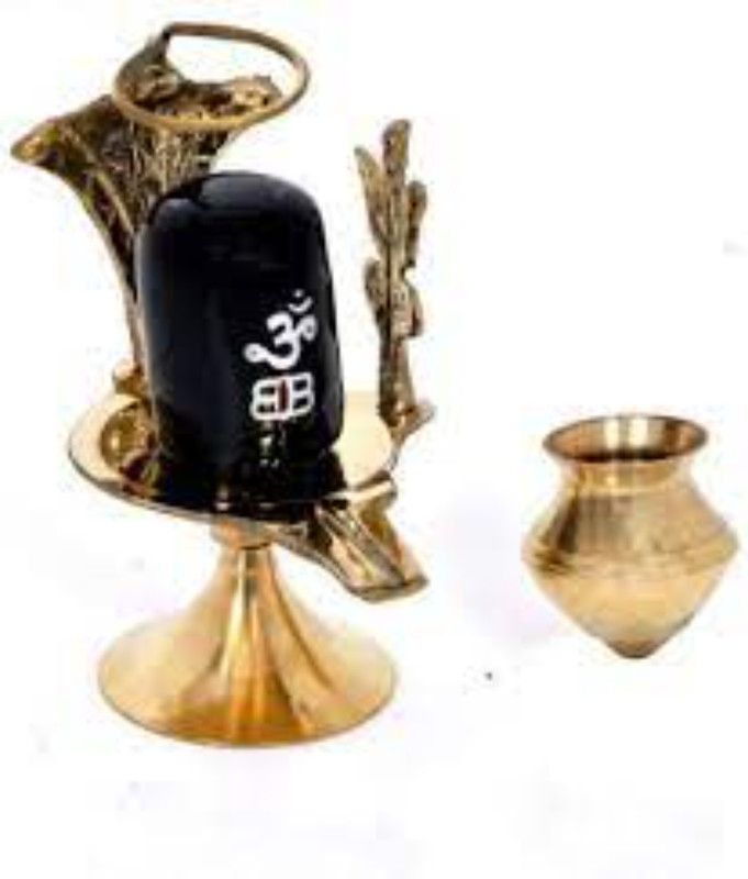 DvR ClicK Decorative Showpiece - 7 cm  (Brass, Gold)