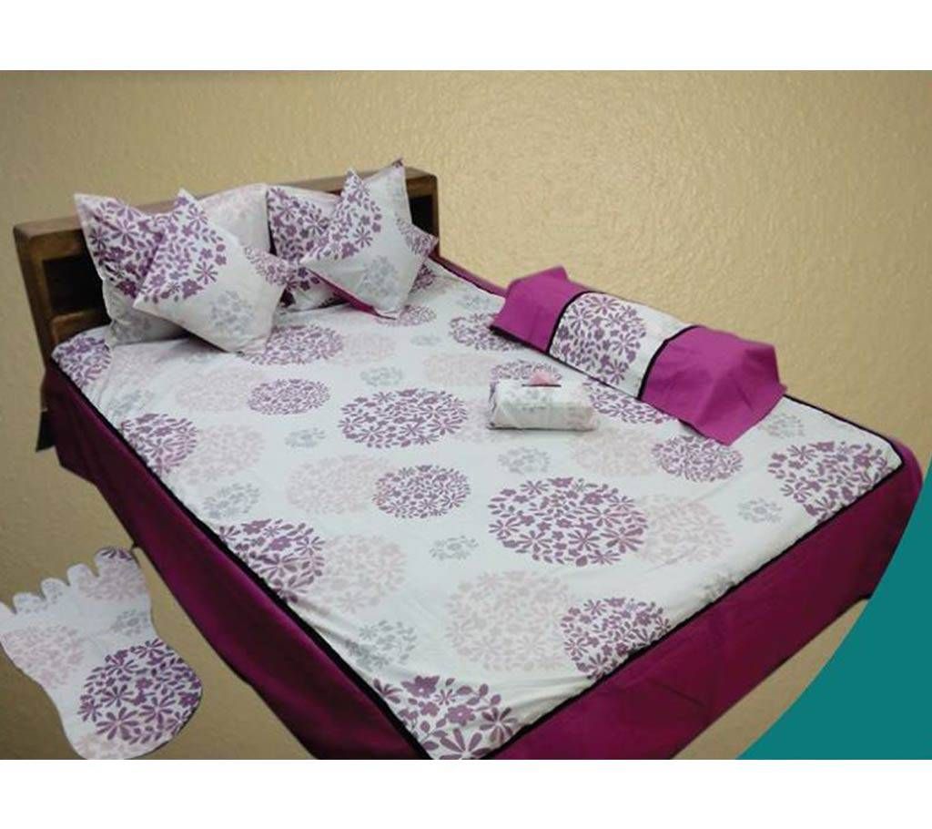 8pcs Double Size Bed Sheet Set 
