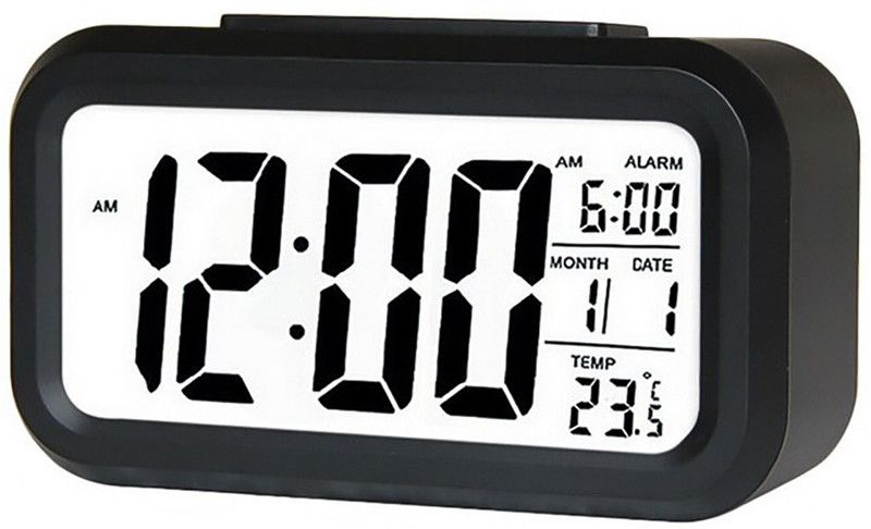 JAMBOREE Digital White Clock