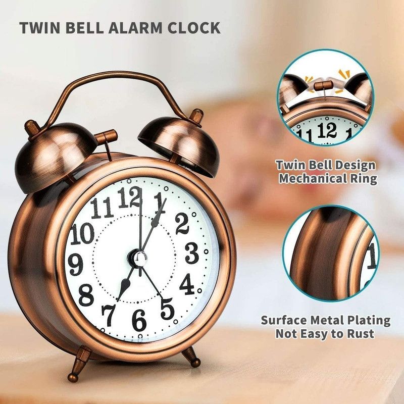 ROHS Analog copper Clock