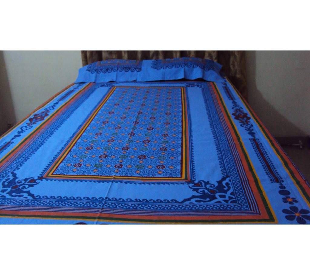 Cotton Semi Double Bed Sheet Set