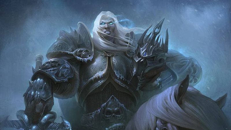 Warcraft Iii World Of Warcraft Wrath Of The Lich King Arthas Menethil Arthas Matte Finish Poster Photographic Paper  (12 inch X 18 inch)