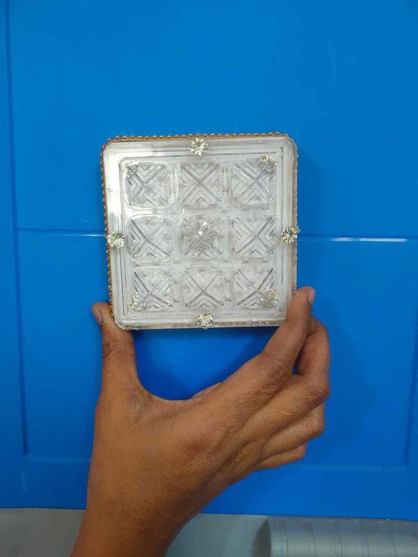 VSP VASTU SAMADHAN VSP VASTU SAMADHAN - 24 PYRA ACTIVATOR TO PROTECT FROM NEGATIVE ENERGY Decorative Showpiece - 3 cm  (Fiber, White)