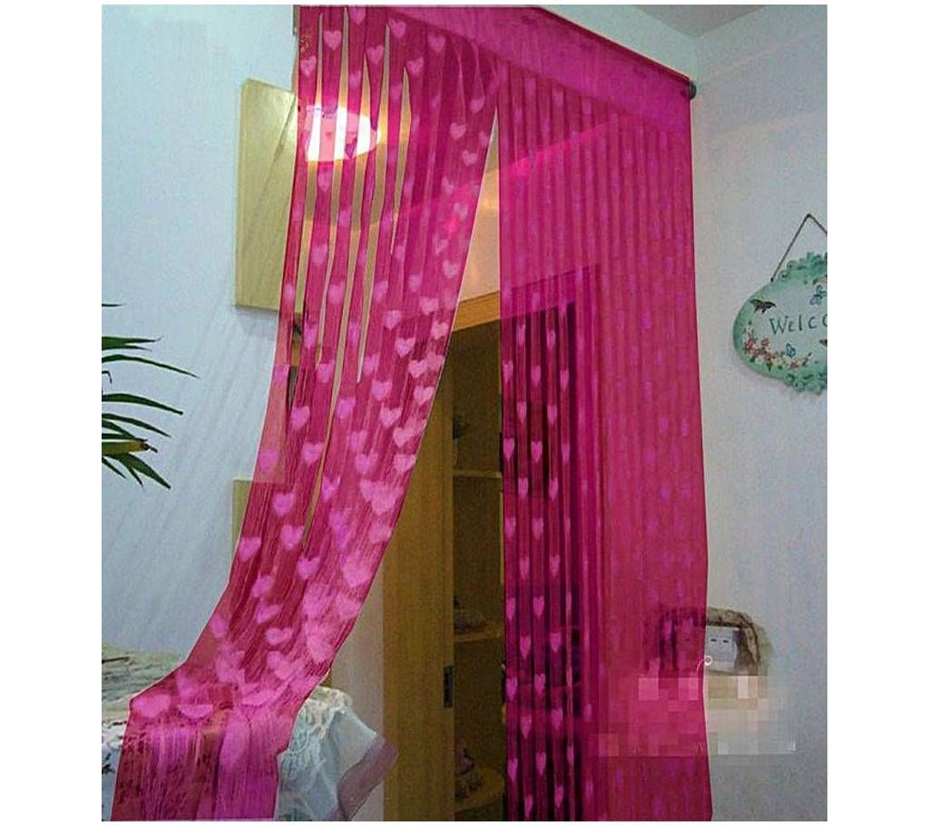 Pink Net Curtains