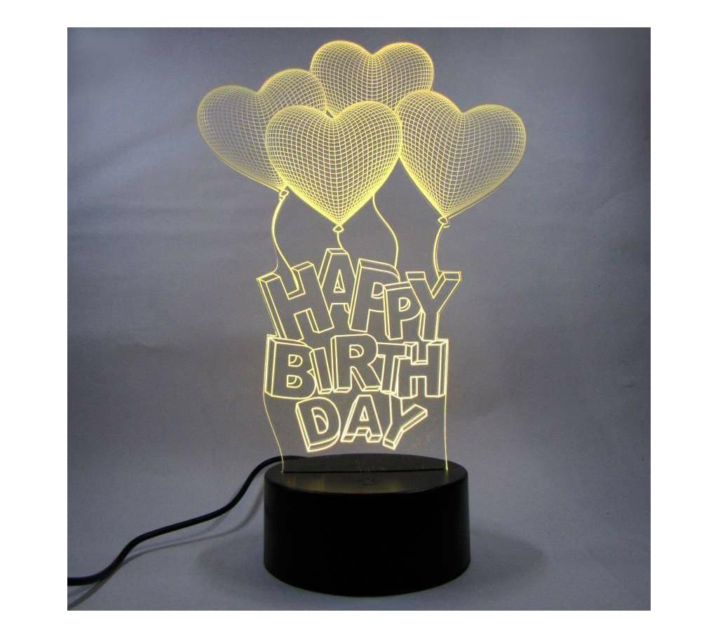 3D LED Decorative Lamp - Multi-color