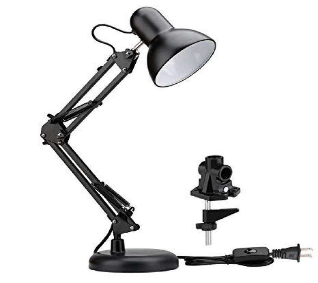 Classic Architect Clamp-on Desk Lamp, Black