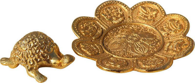 Handicrafts Paradise Decorative Showpiece - 4.3 cm  (Aluminium, Gold)