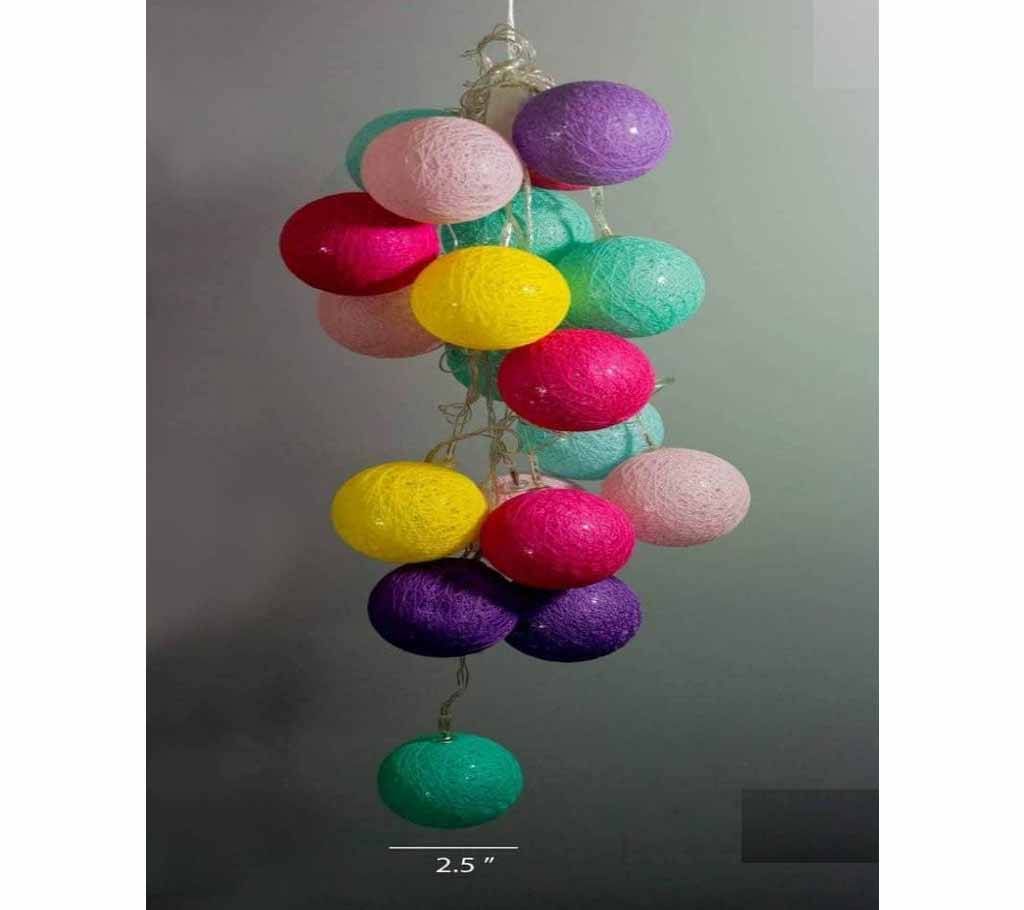 led cotton ball string lights fairy light for christmas party
