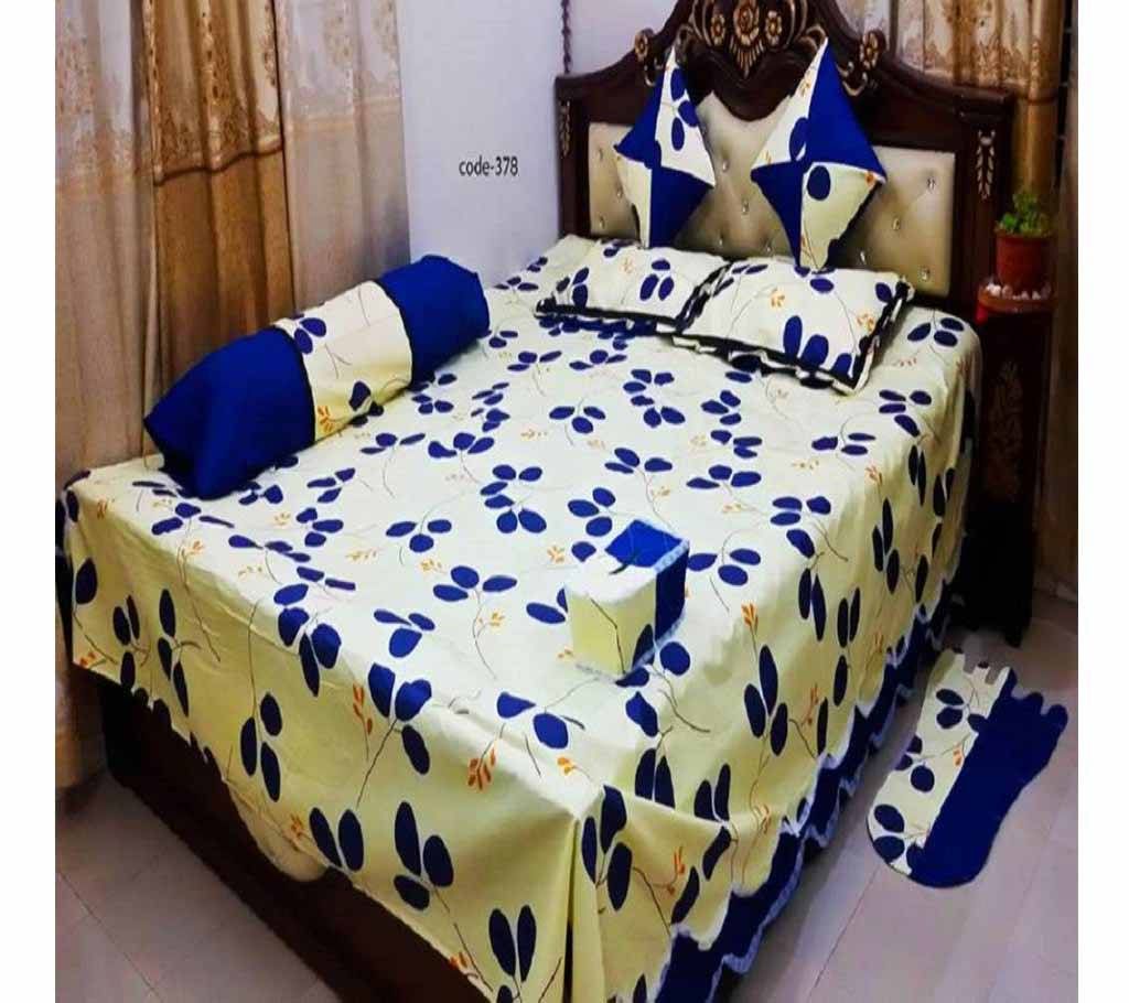 8 Piece Double Size Bed sheet   378