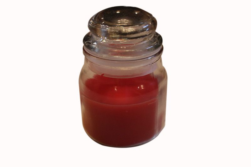 Fragrance Concoction Rose fragrance jar Candle  (Red, Pack of 1)
