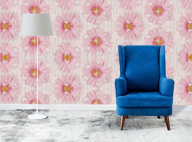 Decor World Decorative Multicolor Wallpaper  (127 cm x 40 cm)