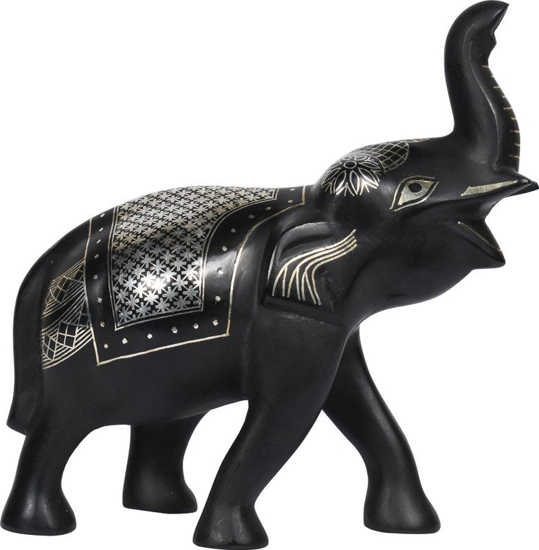CAUVERY HANDICRAFTS Decorative Showpiece - 15 cm  (Metal, Silver, Black, Silver)