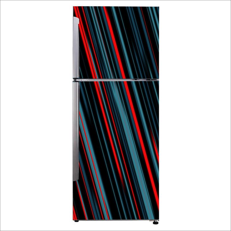 Psychedelic Collection 60 cm Decorative material style lines abstract Self Adhesive Sticker  (Pack of 1)