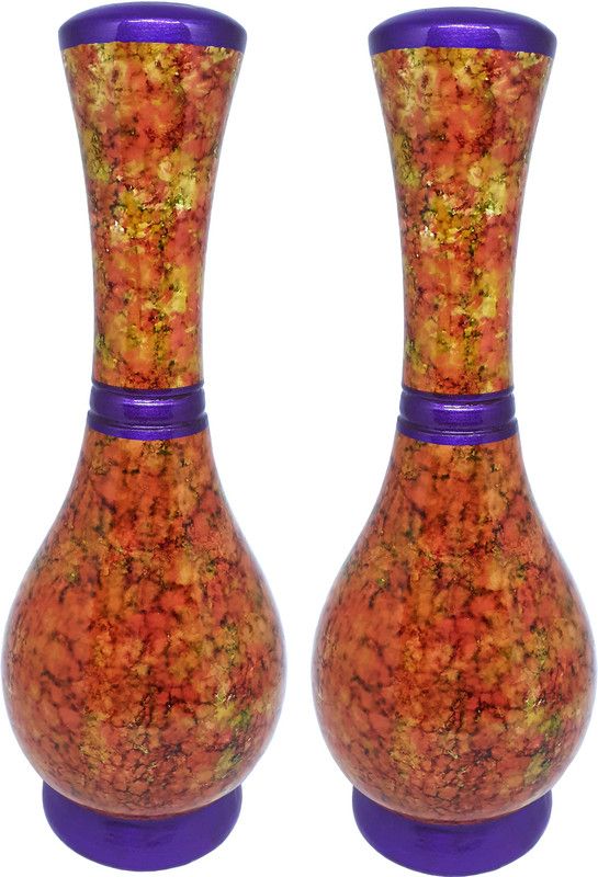 72 Salute Bamboo Vase  (12 inch, Multicolor)