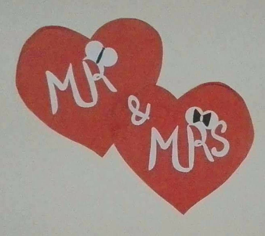 MR. & MRS. Wall Decor
